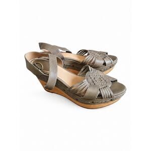 Vintage Frye Leather Wedge Sandals | Women’s Size 7.5 | Boho Artisan Platform